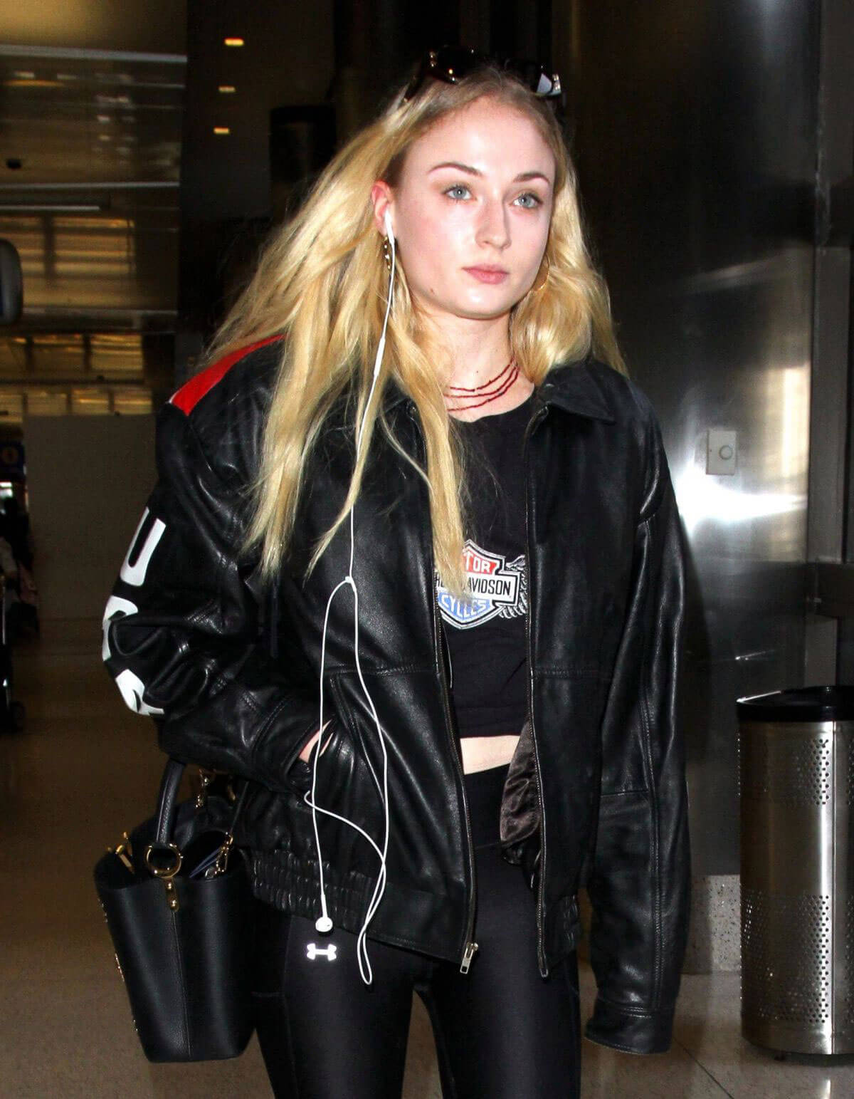 Sophie Turner at LAX Airport in Los Angeles