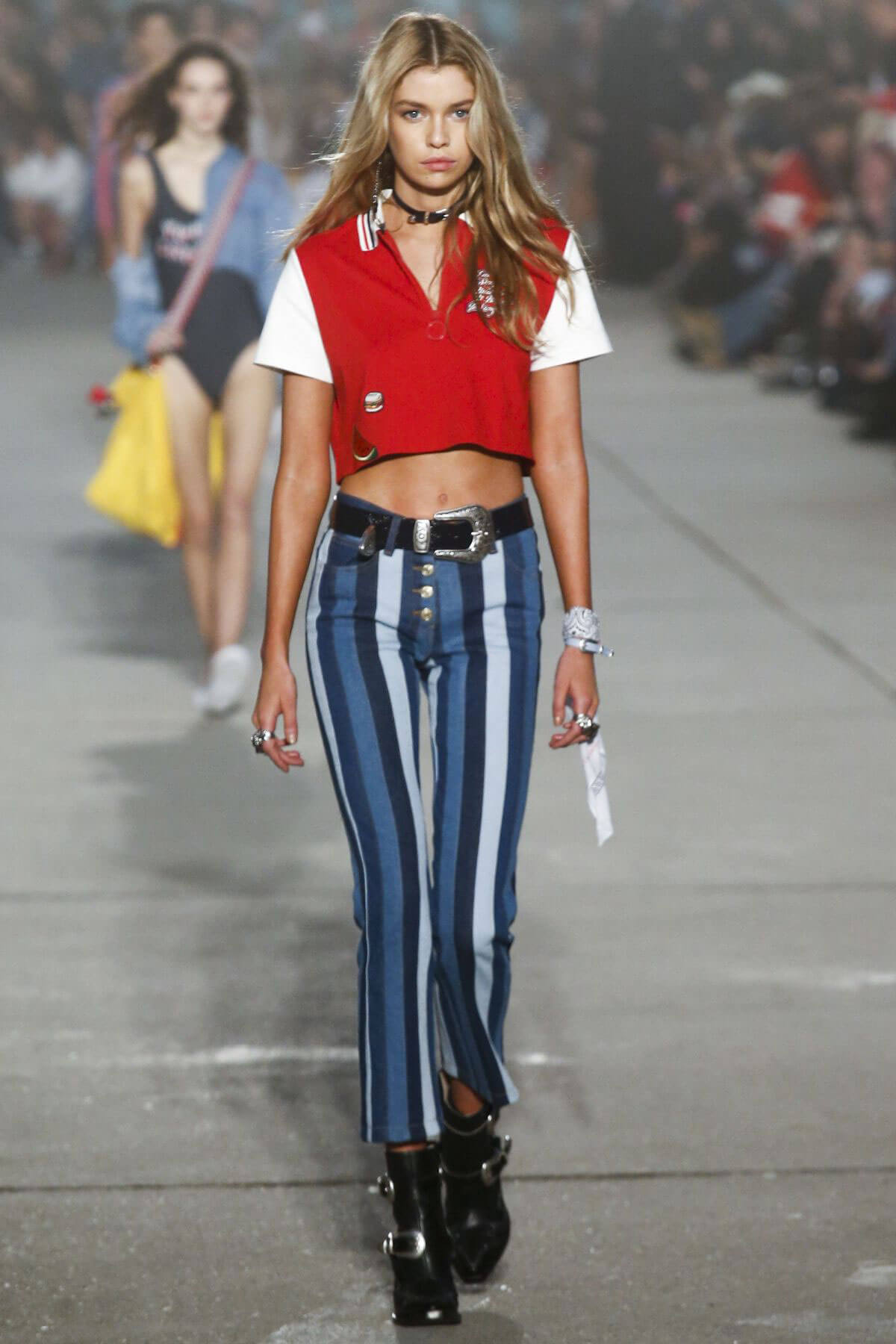 Stella Maxwell Stills at Tommy Hilfiger Fashion Show in New York