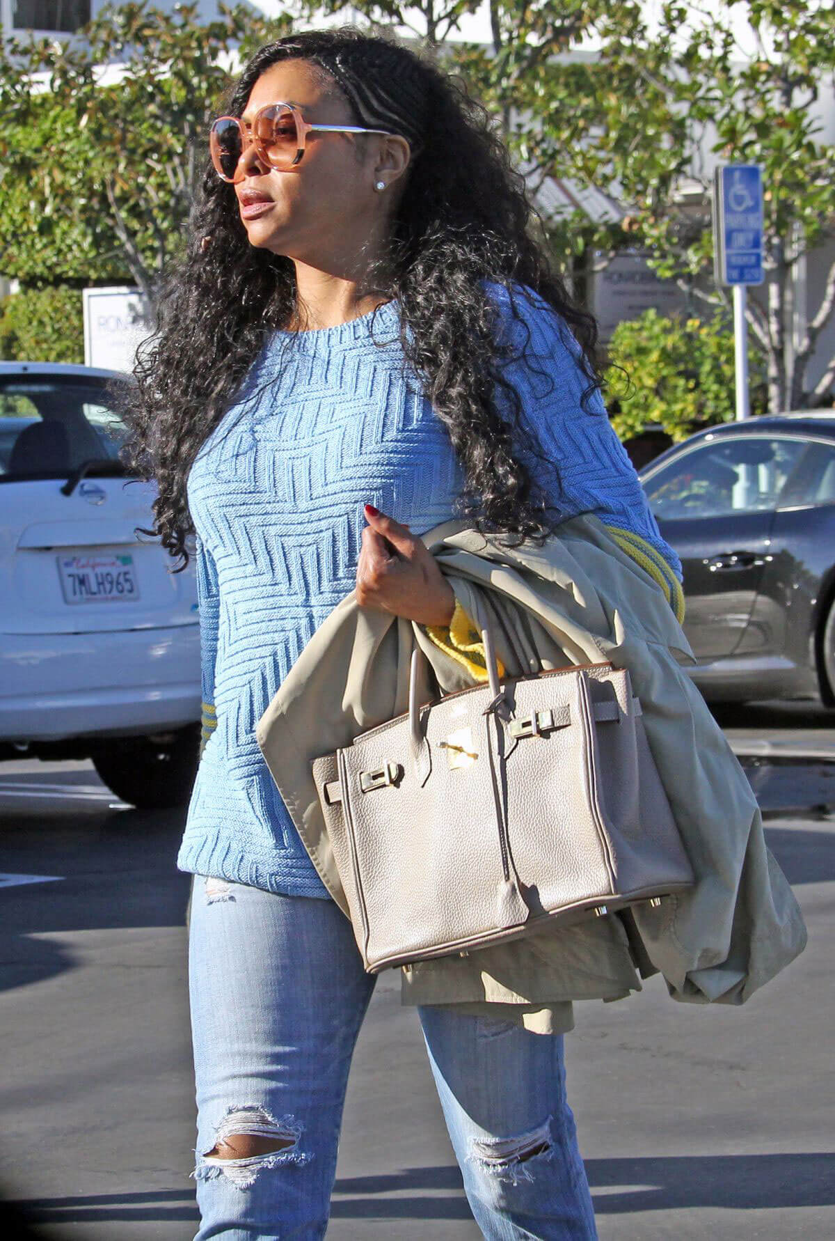 Taraji P. Henson Out for Christmas Shopping in West Hollywood