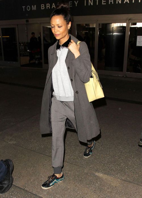 Thandie Newton Stills at Los Angeles International Airport 1