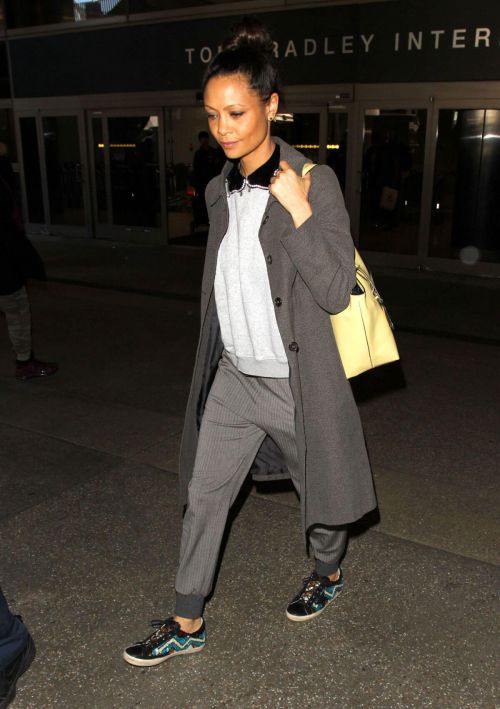 Thandie Newton Stills at Los Angeles International Airport 8