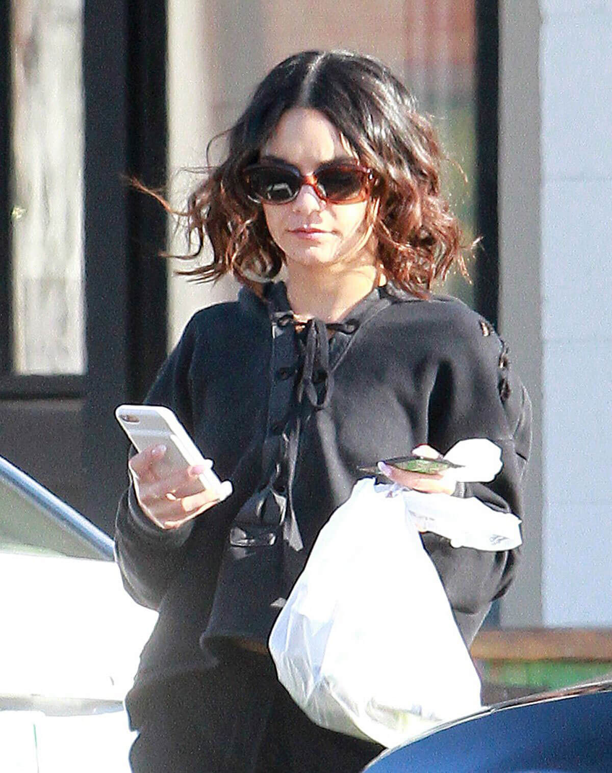 Vanessa Hudgens Stills Leaves a Restaurant in Los Angeles