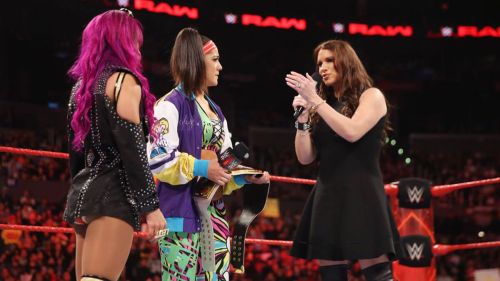 WWE Raw - Bayley, Charlotte Flair & Stephanie McMahon Photos 4