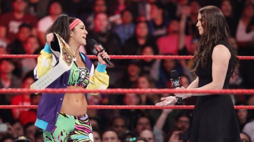 WWE Raw - Bayley, Charlotte Flair & Stephanie McMahon Photos 8