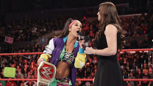 WWE Raw - Bayley, Charlotte Flair & Stephanie McMahon Photos 9