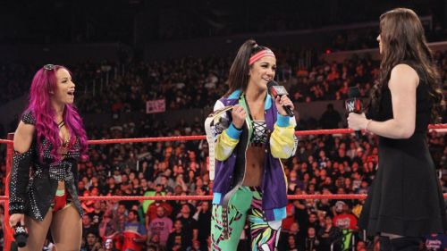 WWE Raw - Bayley, Charlotte Flair & Stephanie McMahon Photos 11