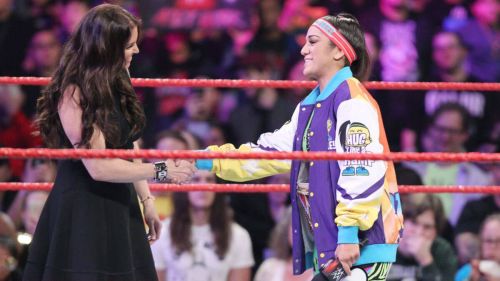 WWE Raw - Bayley, Charlotte Flair & Stephanie McMahon Photos 20