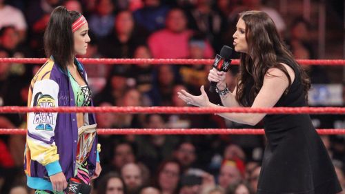 WWE Raw - Bayley, Charlotte Flair & Stephanie McMahon Photos 23
