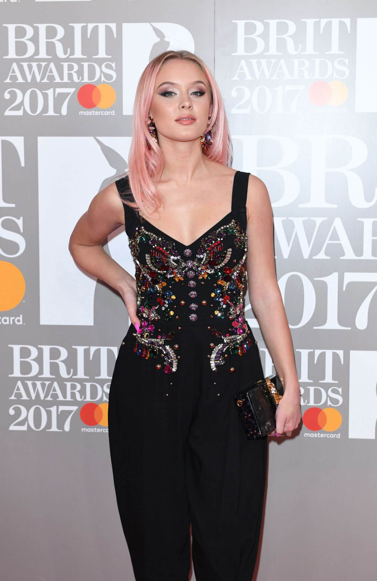 Zara Larsson Stills at Brit Awards 2017 in London