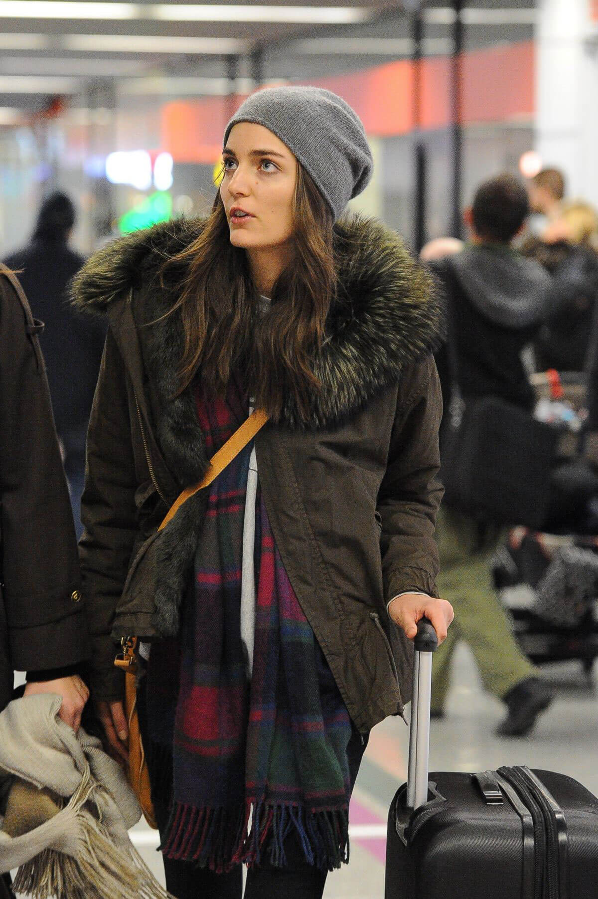 Zuzanna Bijoch At Airport in Warsaw