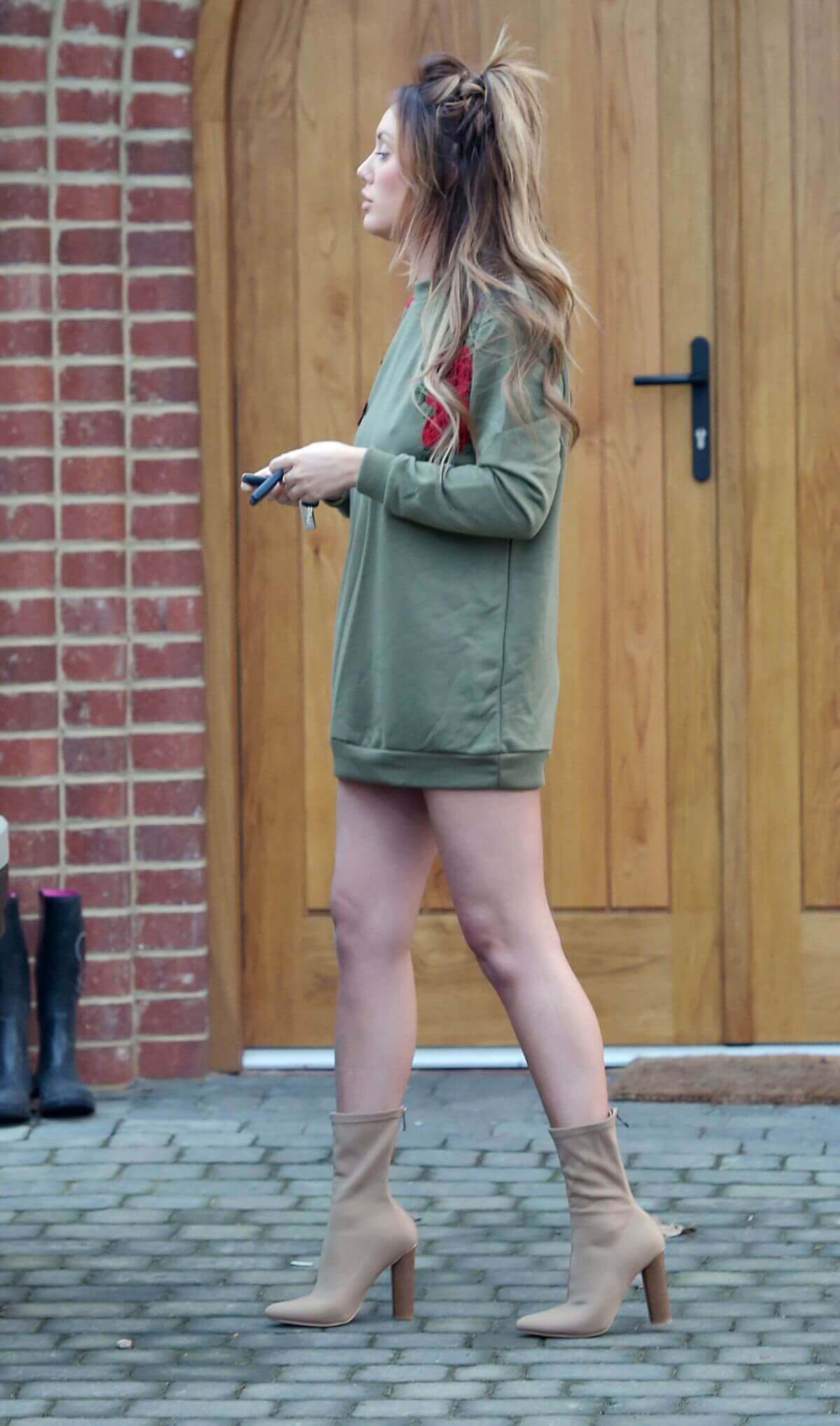 Charlotte Crosby Stills at Her Home in Sunderland