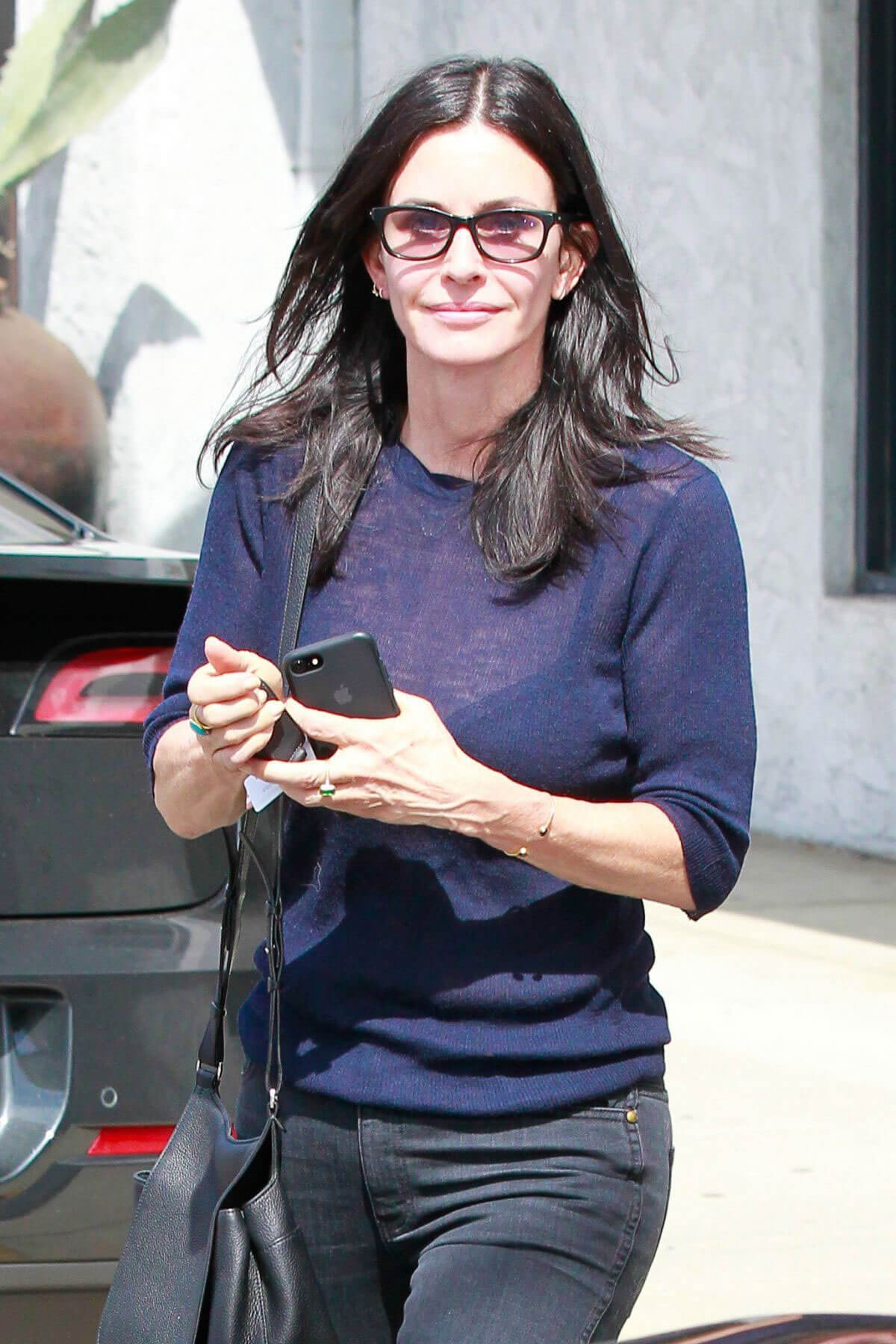 Courteney Cox Stills Out and About in West Hollywood