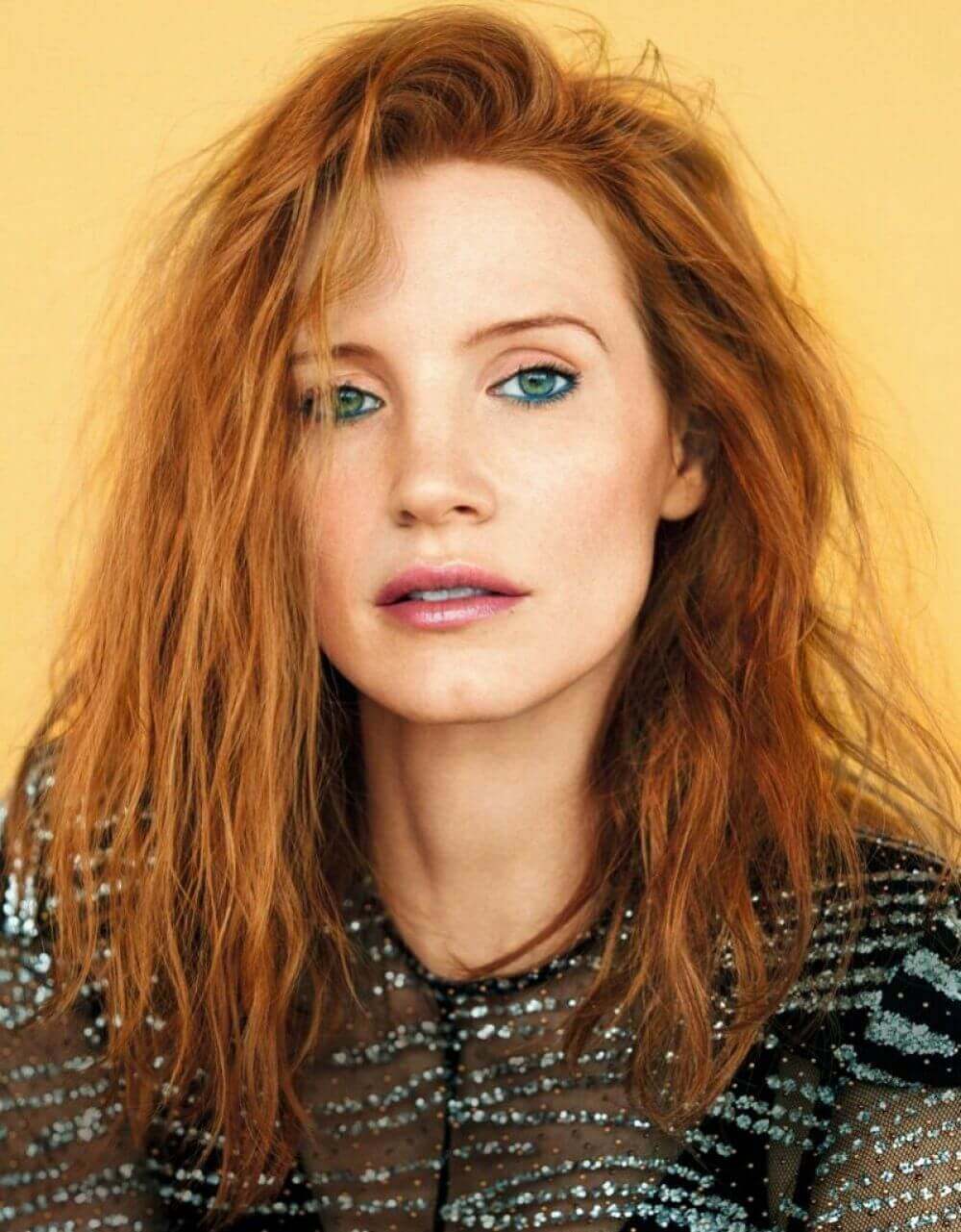 Jessica Chastain for Grazia Magazine Photoshoot France February 2017