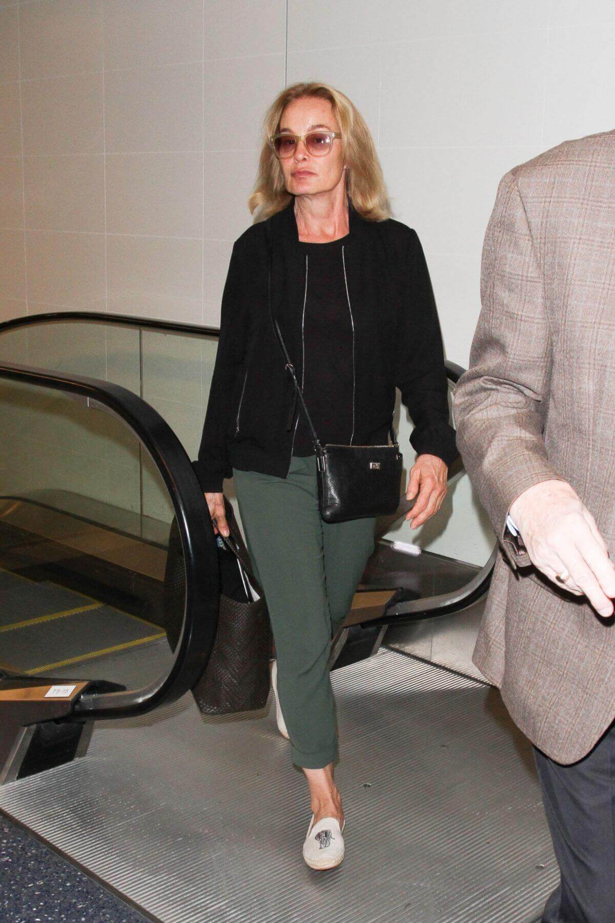 Jessica Lange Stills at LAX Airport in Los Angeles