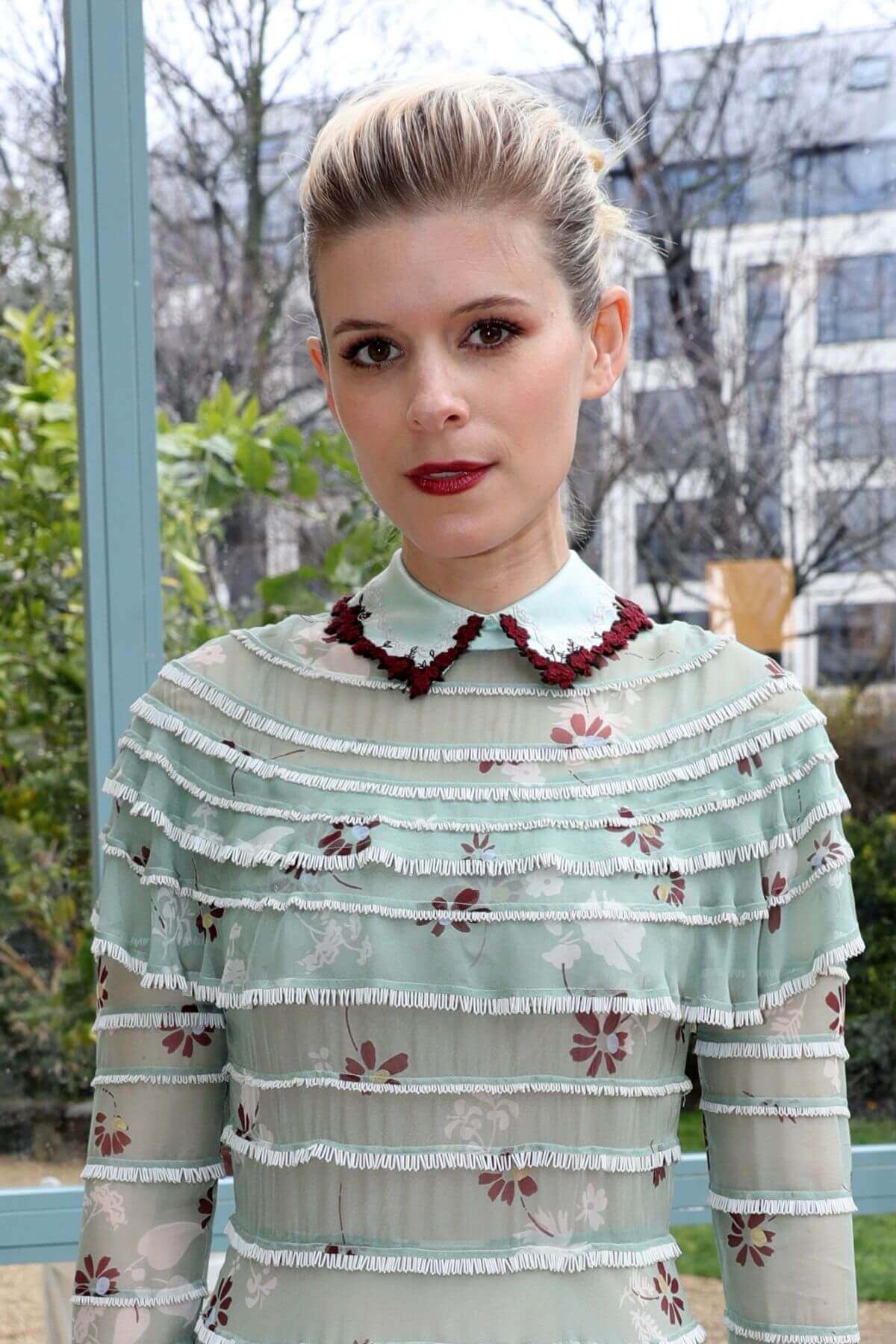 Kate Mara Stills at Valentino Fashion Show in Paris