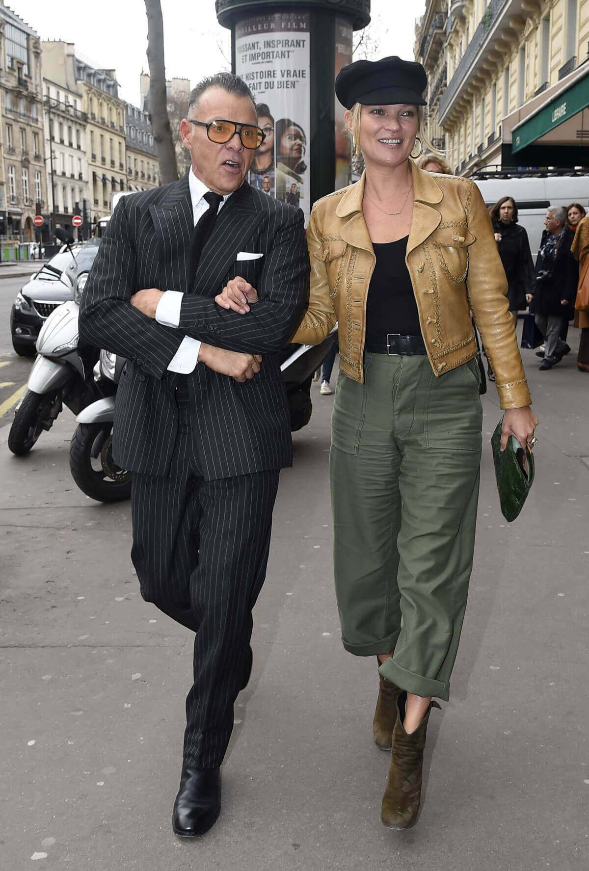 Kate Moss Stills Out and About at Paris Fashion Week