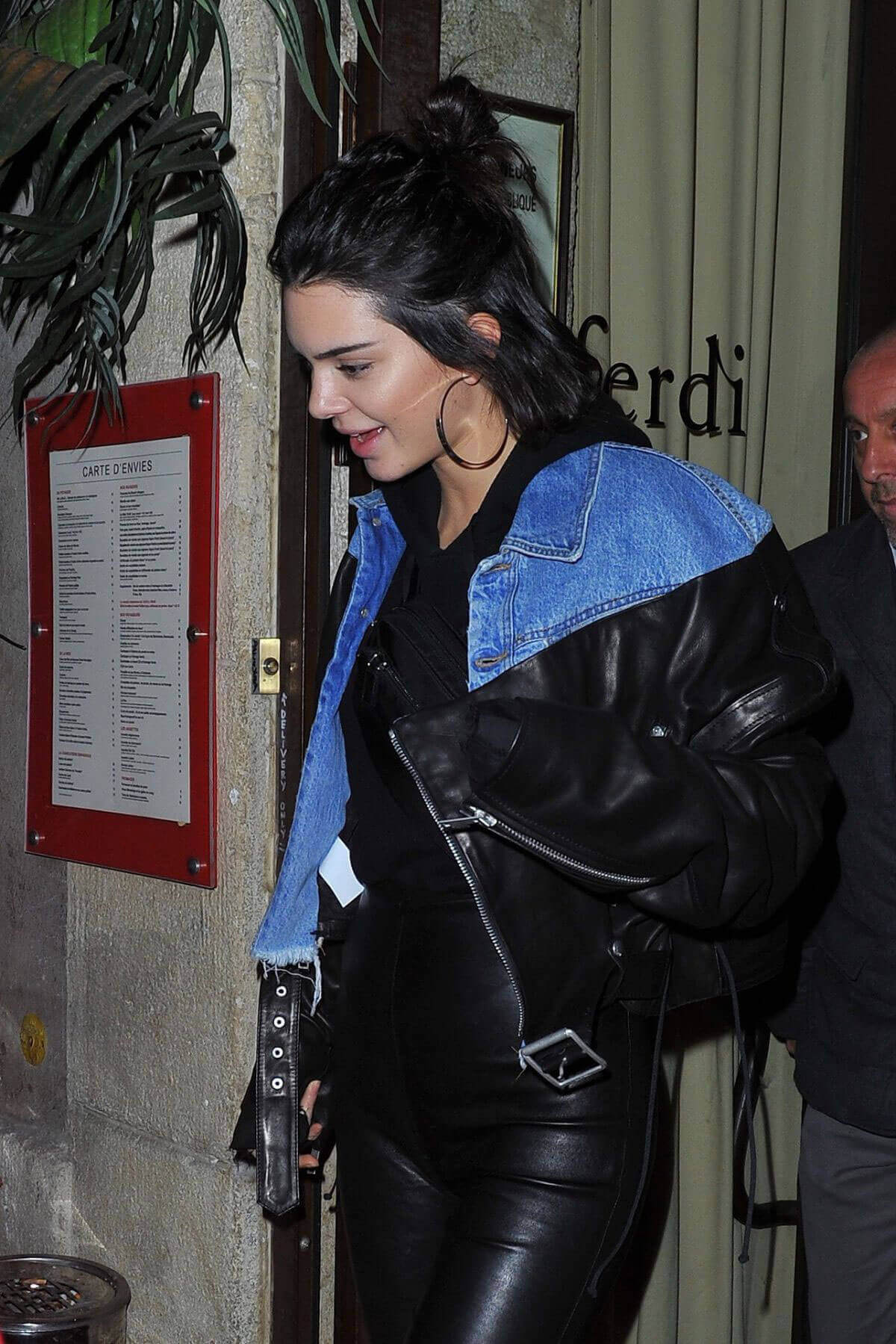 Kendall Jenner Stills Leaves Ferdi Restaurant in Paris