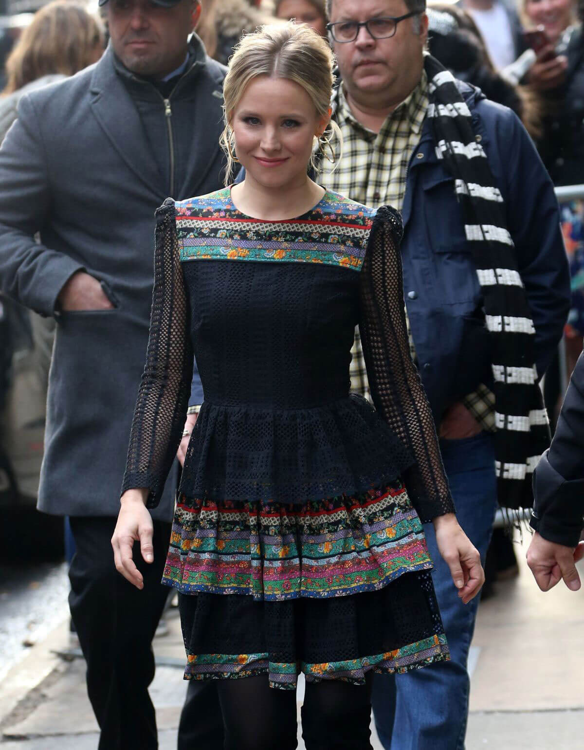 Kristen Bell Stills Leaves Good Morning America in New York