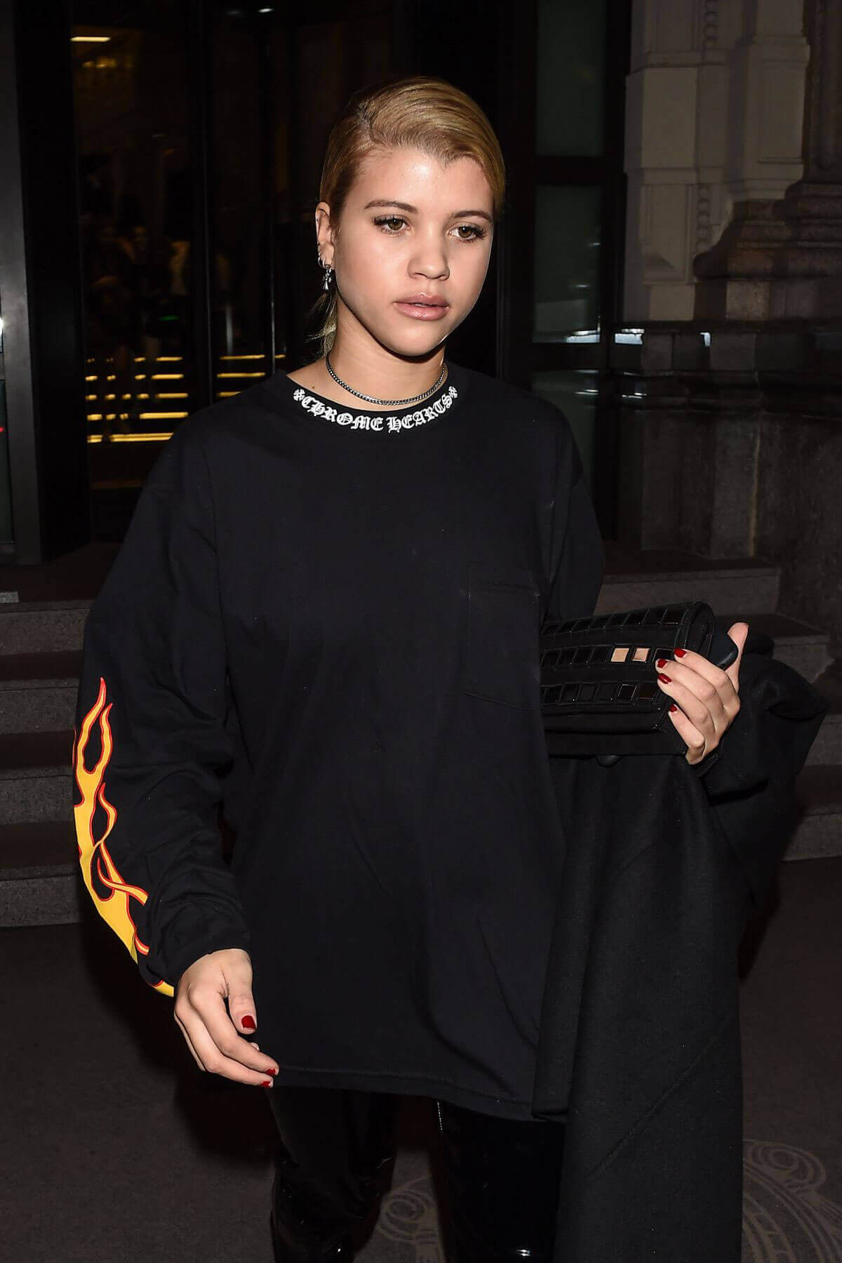 Sofia Richie Stills Leaves Her Hotel in Milan