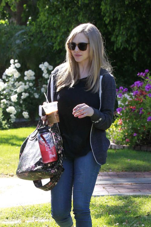 Amanda Seyfried Stills Leaves a Friend in Studio City 8