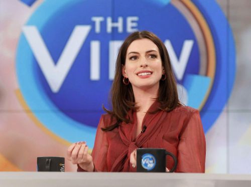 Anne Hathaway at The View Images 2