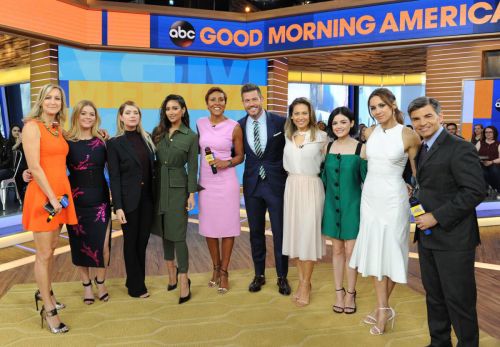 Ashley Benson, Shay Mitchell, Sasha Pieterse, Troian Bellisario and Lucy Hale at Good Morning America 4