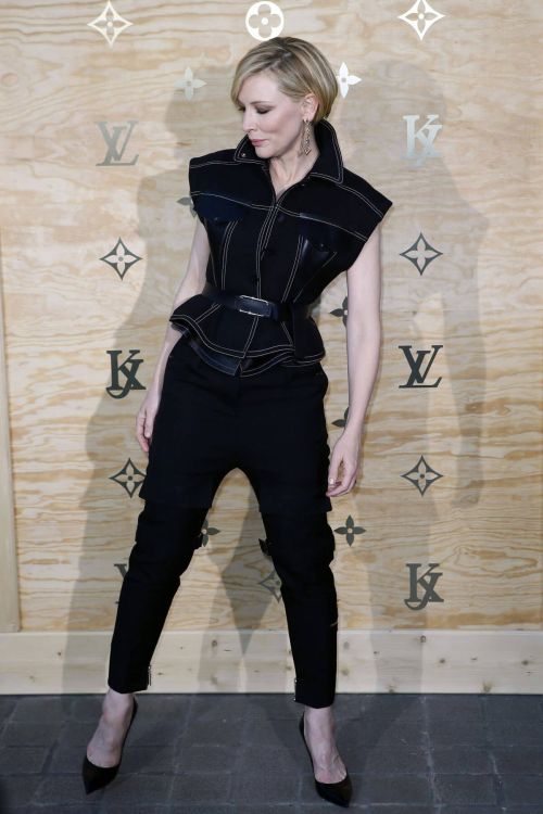 Cate Blanchett Stills at Louis Vuitton Dinner Party in Paris 6