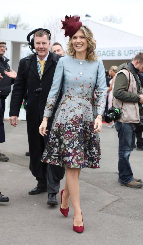 Charlotte Hawkins Stills at Grand National Ladies Day at Aintree in Merseyside 2