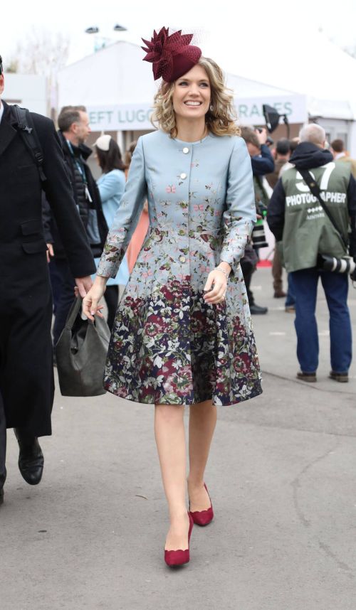 Charlotte Hawkins Stills at Grand National Ladies Day at Aintree in Merseyside 6