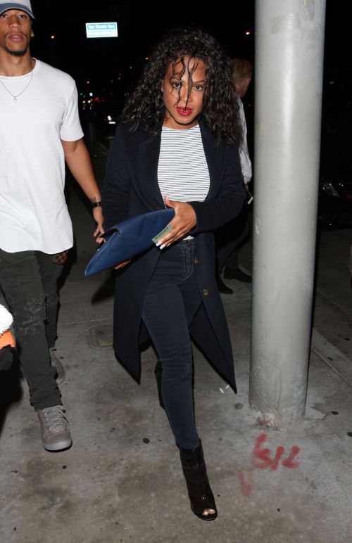 Christina Milian and Brandon Marshall Stills Leaves Catch LA in West Hollywood 5