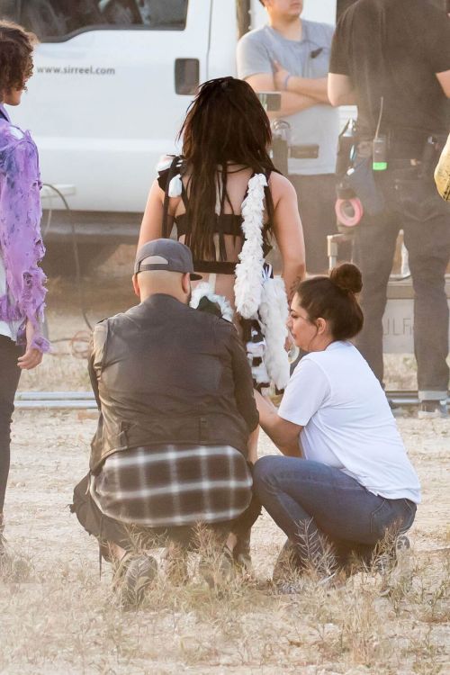 Demi Lovato Stills on the Set of No Promises Music Video in Los Angeles 9