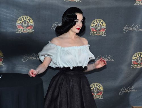 Dita Von Teese Stills at Viva Las Vegas Rockabilly Car Show 4