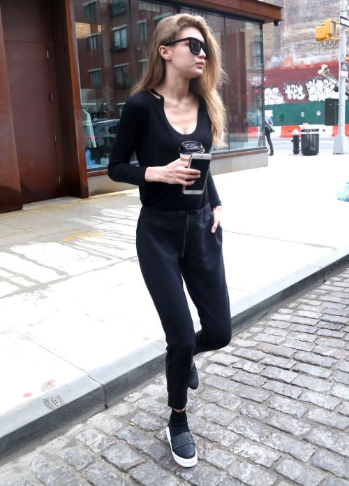 Gigi Hadid Stills Heading to a Gym in New York 2