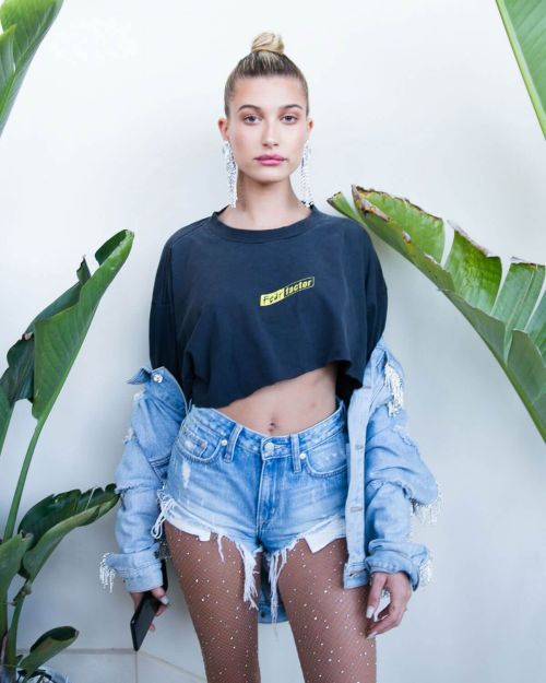 Hailey Rhode Baldwin at Revolve Festival Day 2 at Coachella Valley Festival in Indio