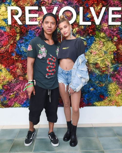 Hailey Rhode Baldwin at Revolve Festival Day 2 at Coachella Valley Festival in Indio 6