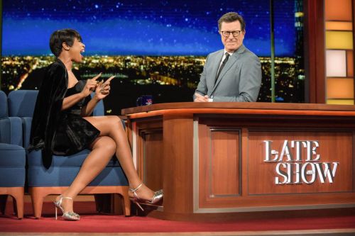 Jennifer Hudson Stills at Late Show with Stephen Colbert 2