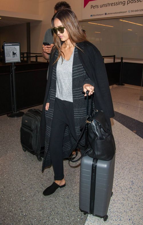 Jessica Alba Stills at Los Angeles International Airport 6