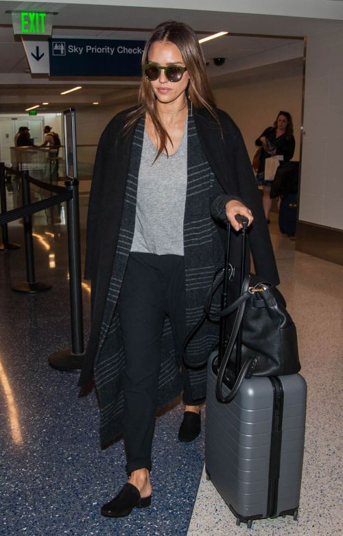 Jessica Alba Stills at Los Angeles International Airport 18