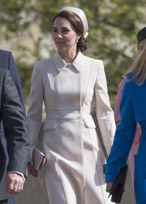 Kate Middleton Stills at Easter Sunday Church Service in Windsor 1