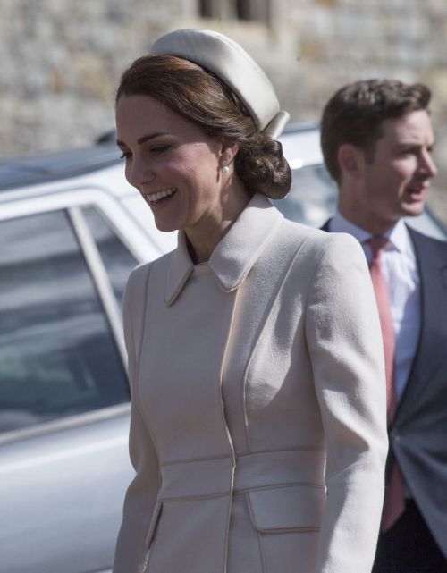 Kate Middleton Stills at Easter Sunday Church Service in Windsor 5