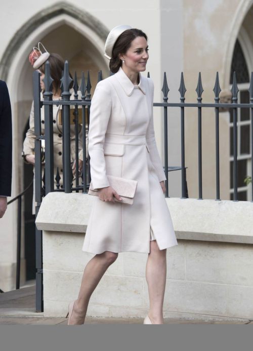 Kate Middleton Stills at Easter Sunday Church Service in Windsor 7