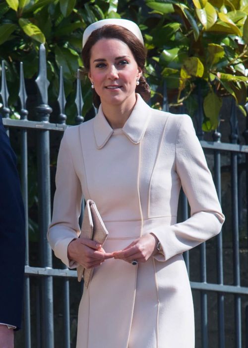 Kate Middleton Stills at Easter Sunday Church Service in Windsor 8