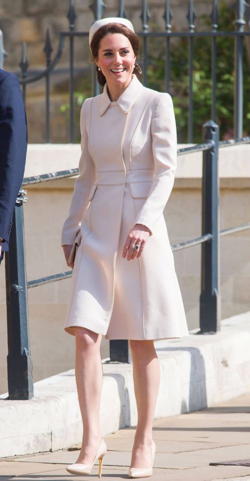 Kate Middleton Stills at Easter Sunday Church Service in Windsor 10