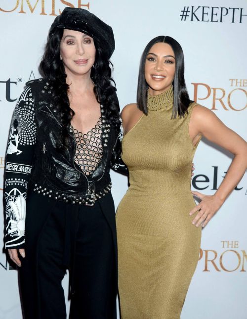 Kim Kardashian Stills at The Promise Premiere in Hollywood 8