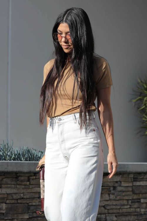 Kourtney Kardashian Stills Leaves E Studios in Los Angeles