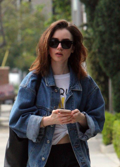 Lily Collins Shopping Out in Beverly Hills 5