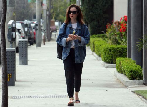 Lily Collins Shopping Out in Beverly Hills 7