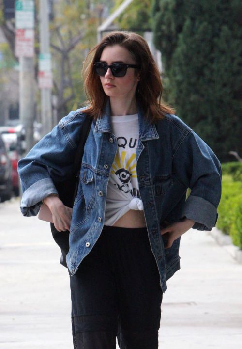 Lily Collins Shopping Out in Beverly Hills 8