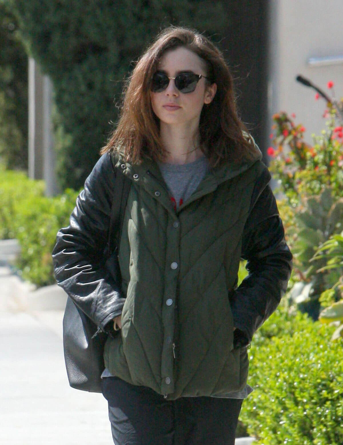 Lily Collins Stills Out and About in Los Angeles