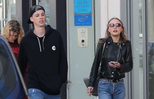 Lily-Rose Depp and her Boyfriend Ash Stymest Out in Paris 2